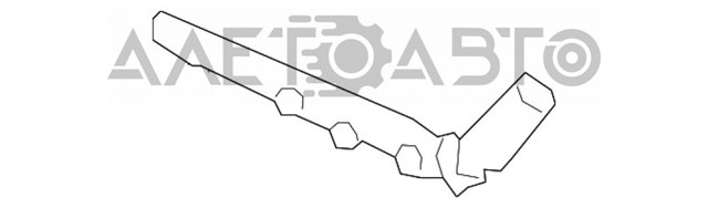 Левый кронштейн заднего бампера FPS FP5053961