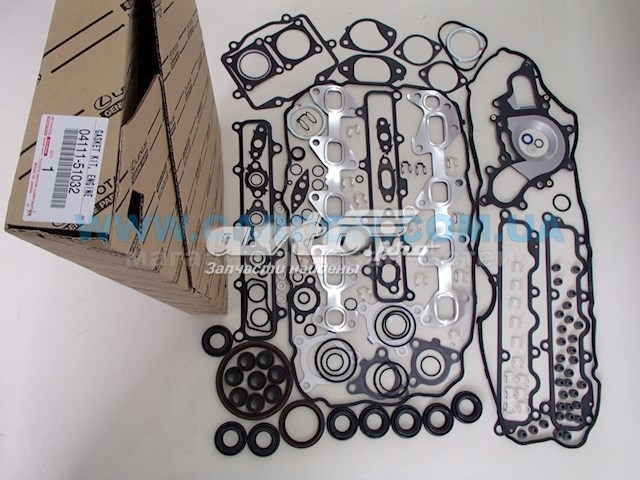 0411151032 Toyota kit de vedantes de motor completo