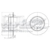 Тормозные диски BG3948C Delphi