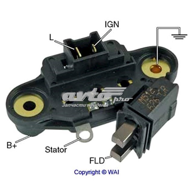 M512 WAI relê-regulador do gerador (relê de carregamento)