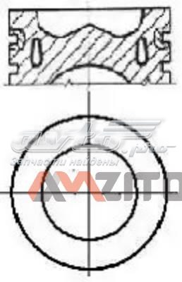 Pistão do kit para 1 cilindro, 2ª reparação ( + 0,50) para Audi A5 (8TA)