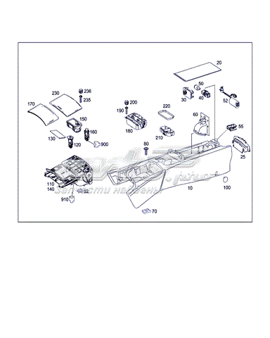 Acendedor de cigarros Mercedes E  W211