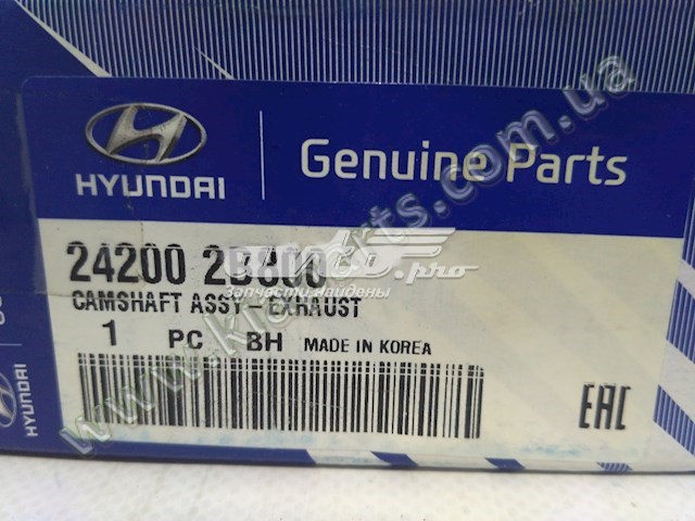 242002B800 Hyundai/Kia распредвал двигателя выпускной