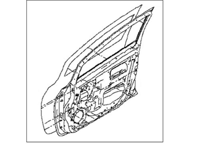 Дверь передняя правая H01004AFMB Nissan/Infiniti