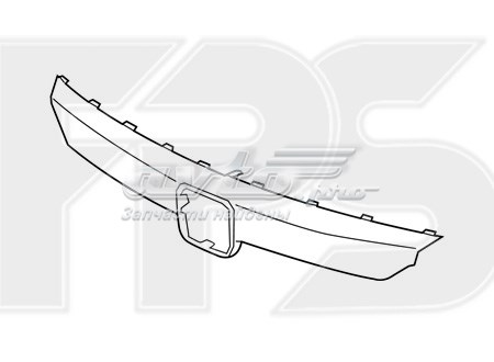 Молдинг решетки радиатора Honda Accord 10
