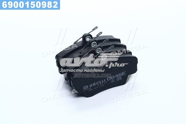 Колодки тормозные передние дисковые INTELLI D645E