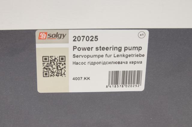 Насос гидроусилителя руля Solgy 207025