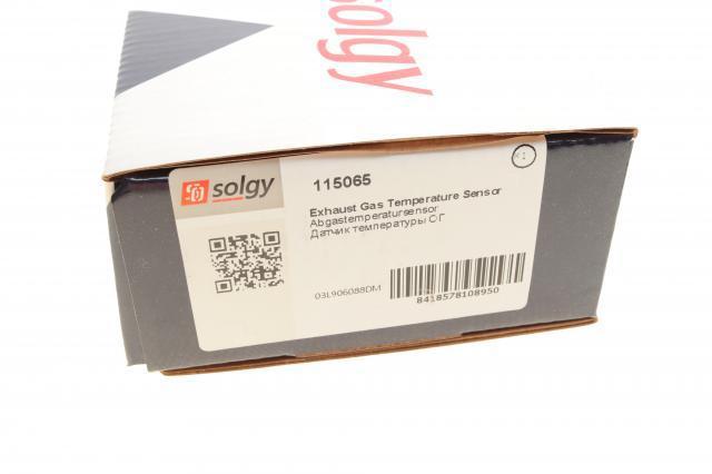 115065 Solgy Датчик температуры отработавших газов (ОГ), перед сажевым фильтром