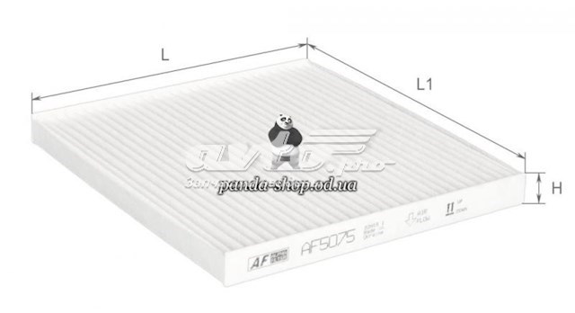 Фильтр воздушный отопителя Alpha Filter AF5075 цена, от 2.97 USD
