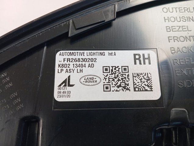 K8D213404AD Land Rover 