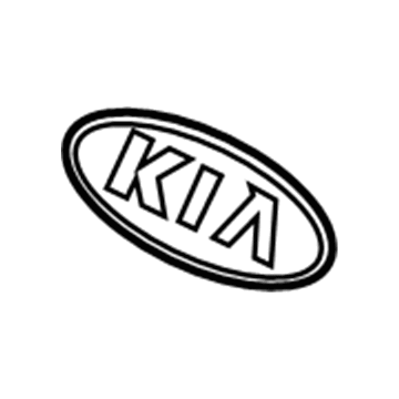 Эмблема решетки радиатора на KIA Optima TF