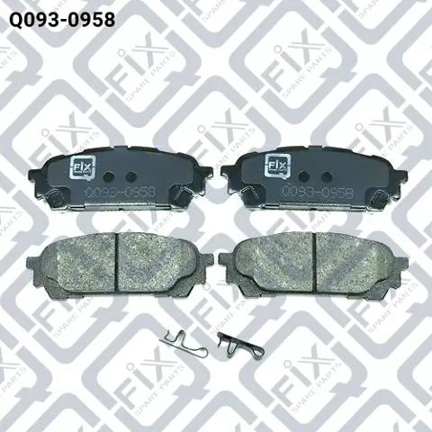 Задние дисковые колодки Q-fix Q0930958