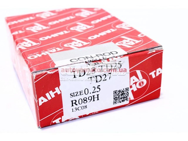 Вкладыши коленвала, шатунные, комплект, 2-й ремонт (+0,50) Taiho R089H025 цена, от 10.35 USD