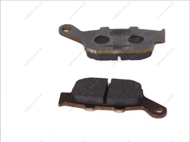 Купить FDB531P Ferodo Колодки тормозные задние, дисковые