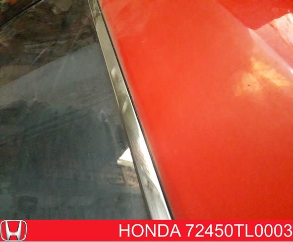 72450TL0003 Honda moldura da porta dianteira esquerda