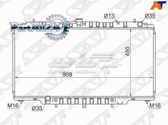 Радиатор охлаждения двигателя SAT NS000Y61D цена, от 132.77 USD