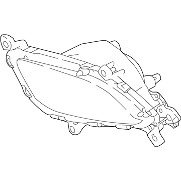 Правая противотуманная фара Hyundai/Kia 92202B0500