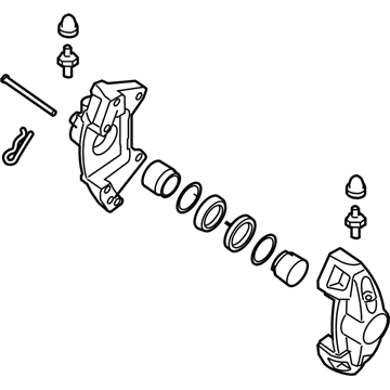 Супорт гальмівний задній правий 44001JL02A NISSAN