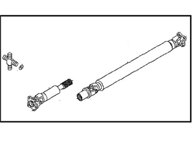 Купить TQ51014 Tqparts Вал карданный переднего моста