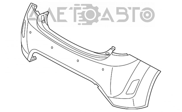 Бампер задний Hyundai/Kia 866112V000 цена, от 112.87 USD