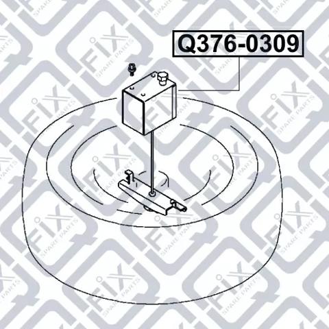 Кронштейн запасного колеса Q-fix Q3760309 цена, от 54.65 USD