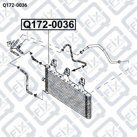 Радиатор АКПП Q-fix Q1720036