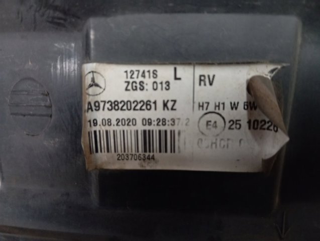 Фара левая Mercedes A9738202261 цена, от 139.36 USD