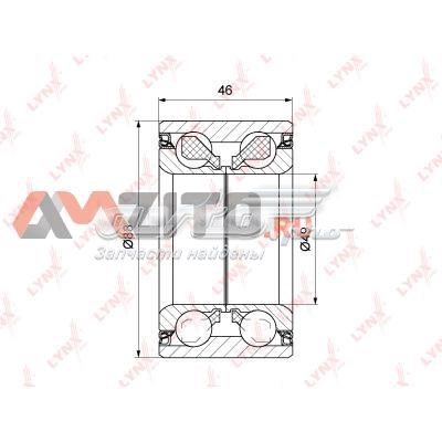 Подшипник ступицы WB1172 Lynxauto
