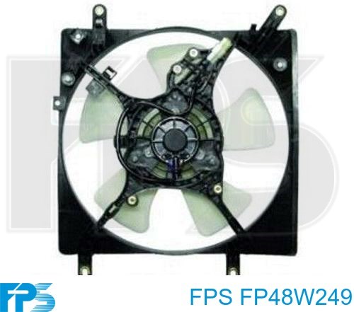 FP48W249 FPS Диффузор радиатора кондиционера, в сборе с крыльчаткой и мотором