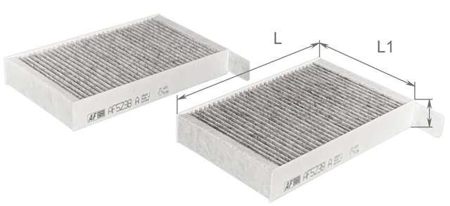 Купить AF5238A Alpha Filter Фильтр салона угольный