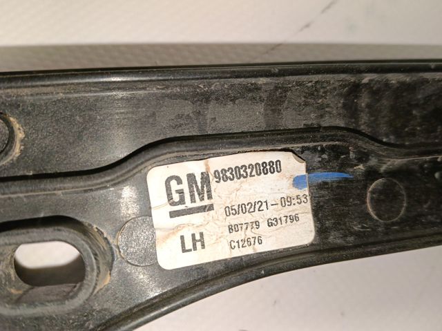 9830320880 Opel Механизм стеклоподъемника передней левой двери
