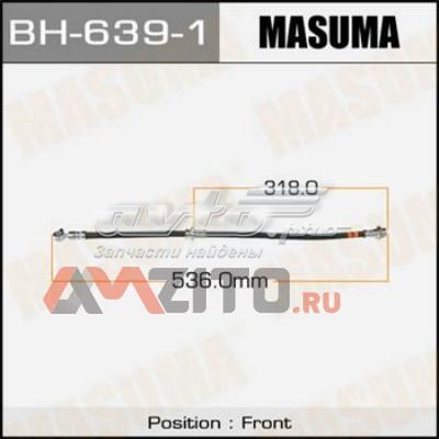 BH6391 Masuma Шланг тормозной передний правый
