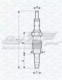 Купить 062900011304 Magneti Marelli Свечи накала