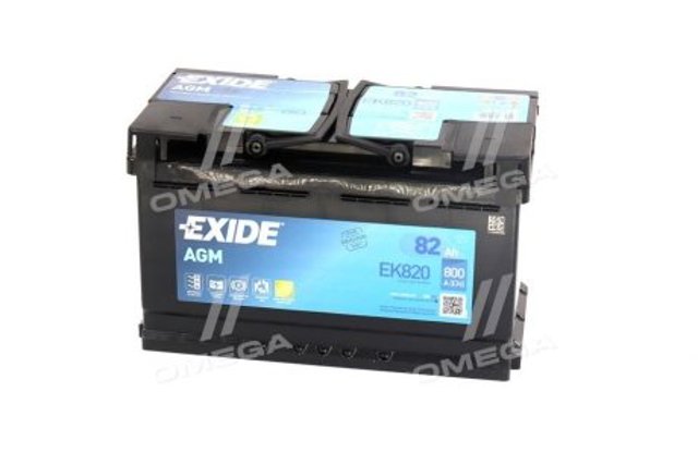 EK820 Exide bateria recarregável (pilha)