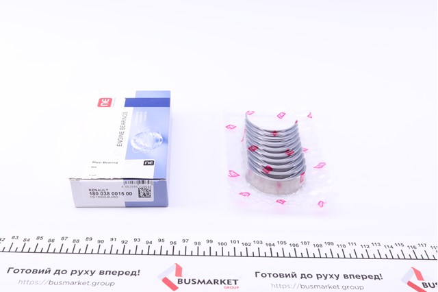 Вкладыши коленвала коренные, стандарт (STD) NE/NPR 180038001500 цена, от 22.43 USD