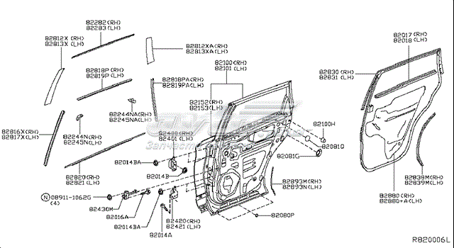  828393JA0C Nissan