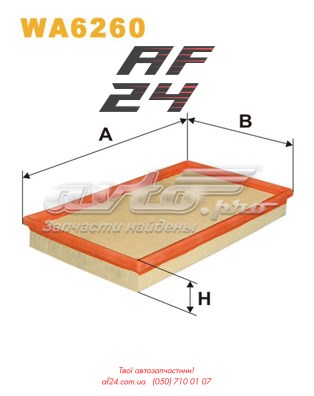 Фільтр повітряний WA6260WIX WIX