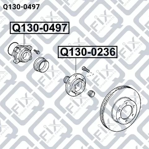 Кольцо ступицы Q-fix Q1300497 цена, от 4.17 USD