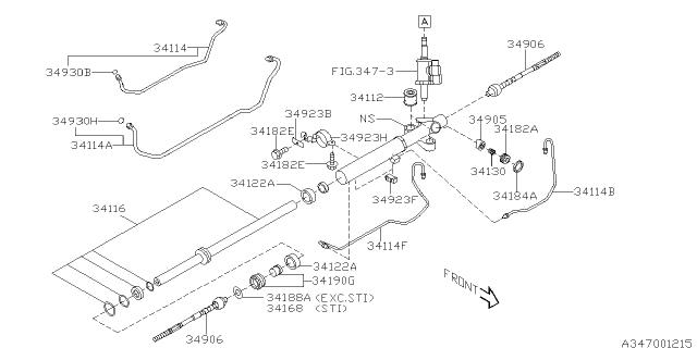 34192AG000 Subaru 