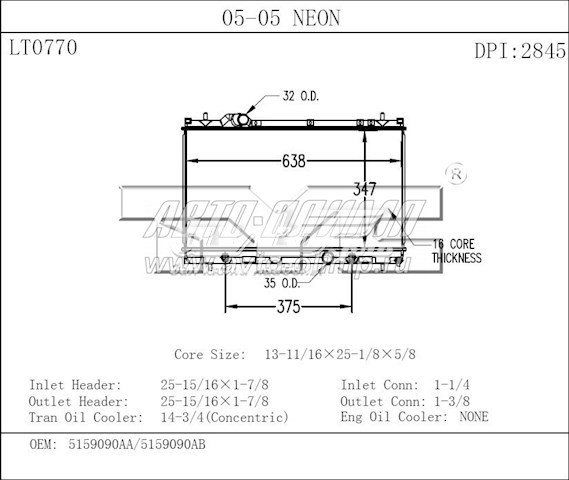  5159090AC Chrysler