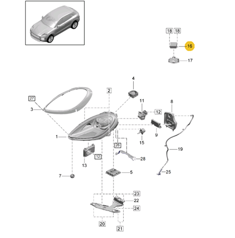 Купить 958907357 Porsche 