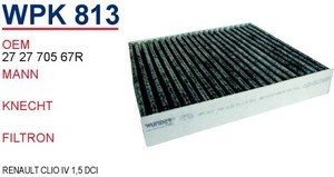 Купить WPK813 Wunder Фильтр салона угольный