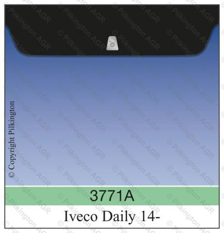 Лобовое стекло 5801474913 Iveco
