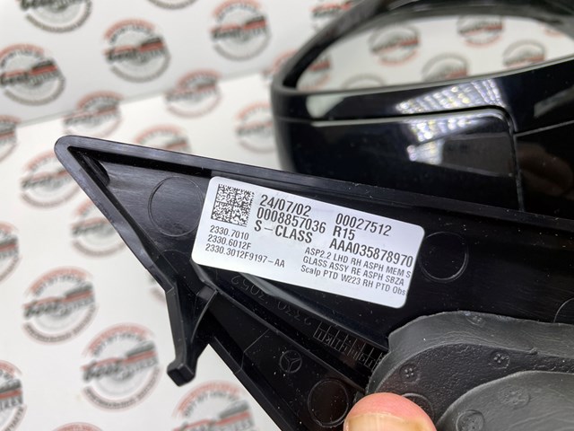 Наружное зеркало правое Mercedes A2238104203 цена, от 225.97 USD