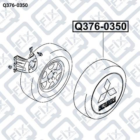 Крышка люка запасного колеса Q-fix Q3760350 цена, от 28.25 USD
