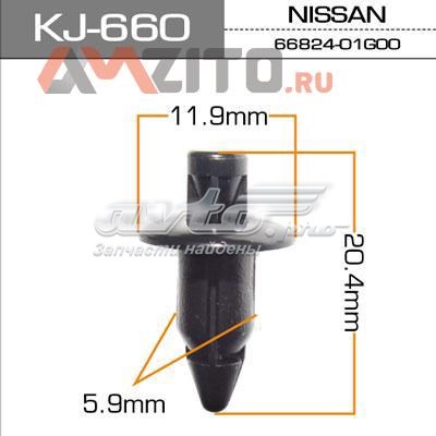 Пистон крепления переднего бампера KJ660 Masuma