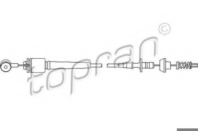 Трос газу 302775 HANS PRIES