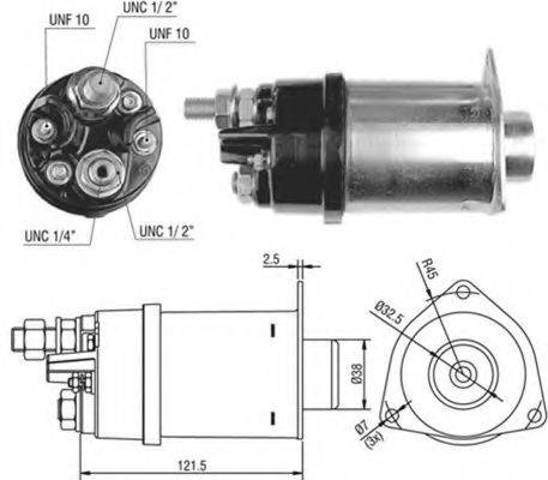 AME0042 Magneti Marelli Тяговое реле стартера