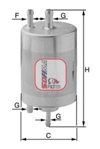 Топливный фильтр S1958B Sofima