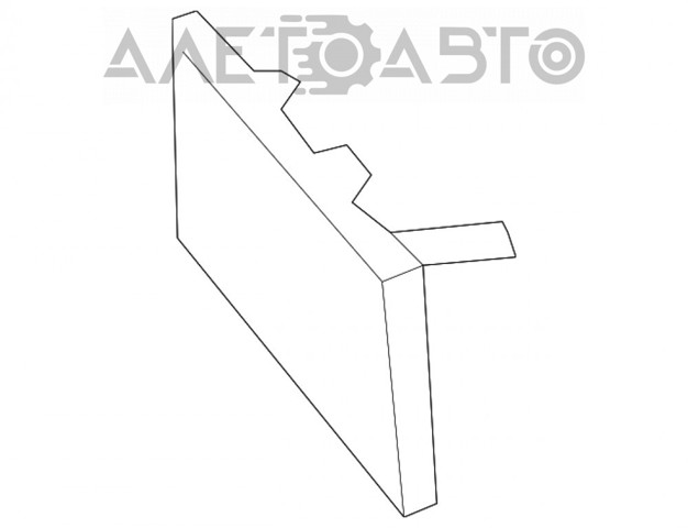Заглушка бампера буксировочного крюка FPS FP5055920
